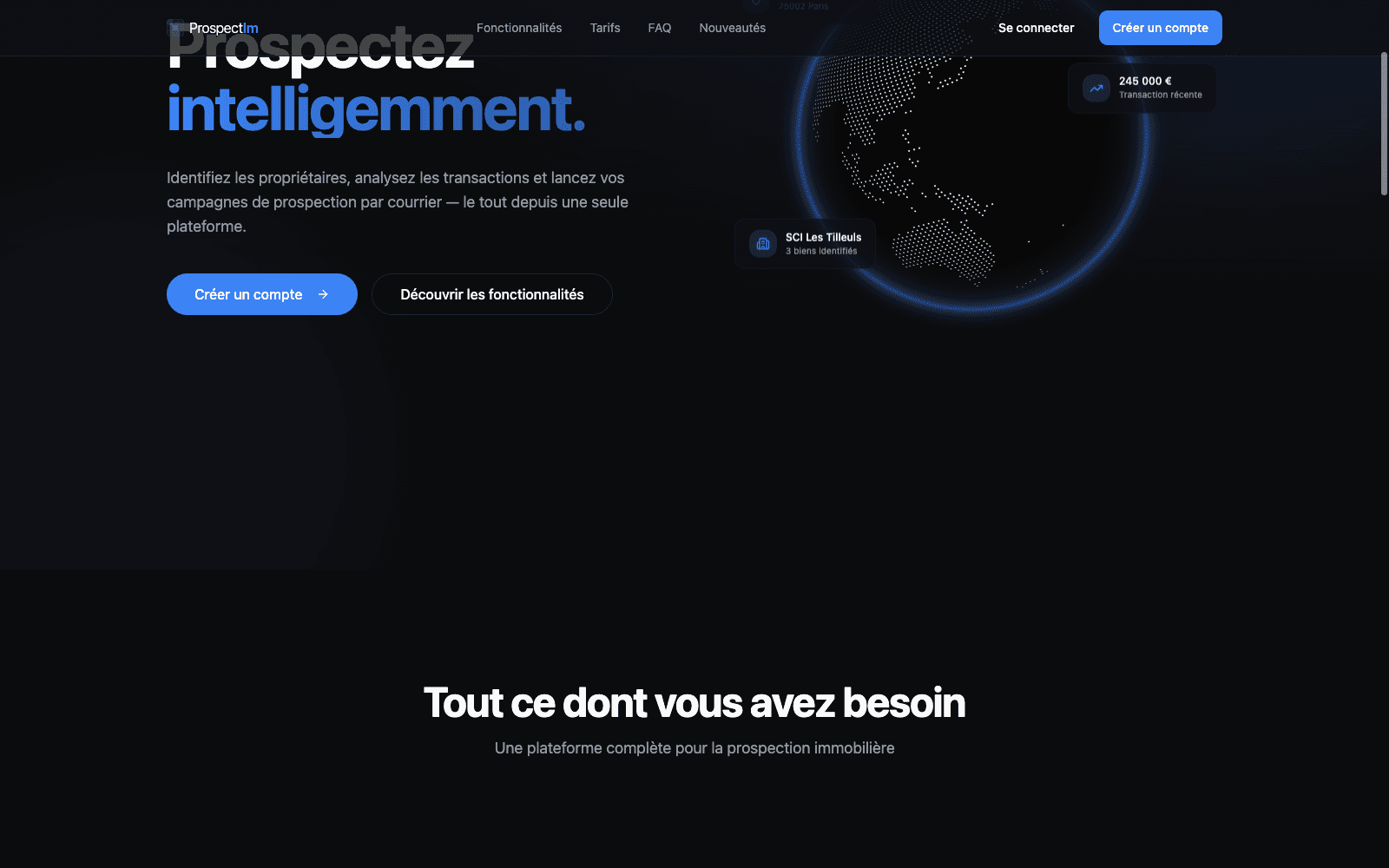 ProspectIm – Prospection immobilière intelligente